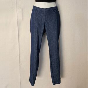 MeMoi Blue Faux Jean Leggings M/L